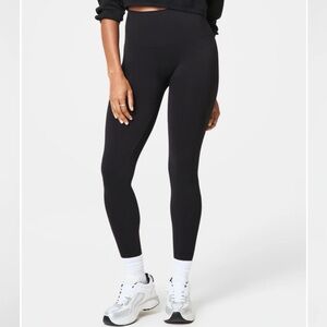 SPANX Black High-Waisted Leggings with Streamlined Design